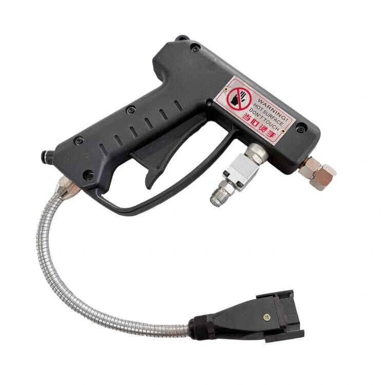 Rankinis karšto lydalo klijų pistoletas čiužinių gamybai